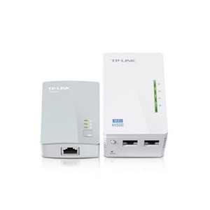 600Mbps Powerline Adapter with Wi-Fi Network Range Extender