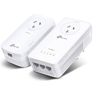 1300Mbps Powerline Adapter w/ Wi-Fi & AC Pass Through Network Range Extender