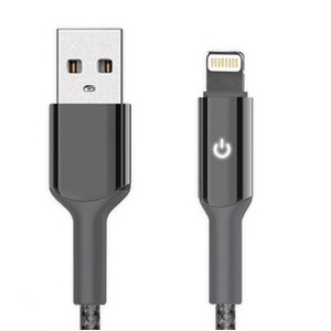 Heavy Duty Apple Lightning USB Cable - Black 1.2 metre