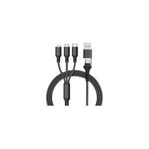 USB To Lightning / Micro / Type C  1.2m Charging Cable