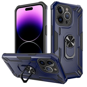 Hard Shell Armour Case for iPhone 15 Pro Max - Blue