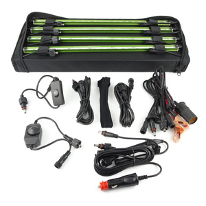 Waterproof 12V 2 x Rigid Aluminium LED Light Bar Kit with Carry Bag