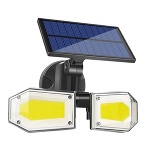Solar Rechargeable Motion Sensor Light with 400 Lumen COB LED