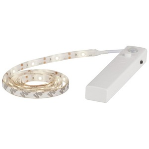 Cool White Motion Sensor LED Strip Light - 1m