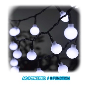 White 100 x LED Globe String Lights