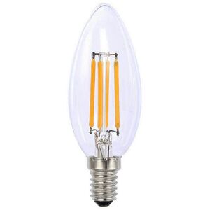 4W Warm White LED Filament Candle Light Bulb - E14 Base