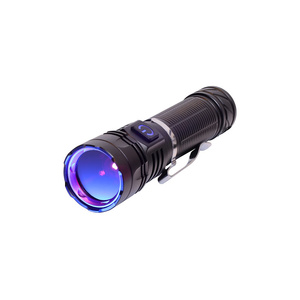 10W Ultra Violet Aluminium USB Rechargeable Torch