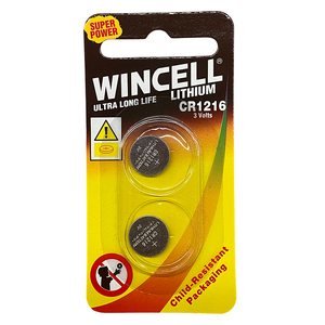 CR1216 3.6V li-ion Button Cell Battery - 2 Pack