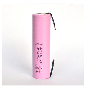 18650 Samsung 3500mAh Li-ion Rechargeable Battery with Solder Tabs