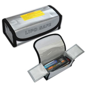 Flat Style LiPo Safe Pouch 185 x 75 x 65mm