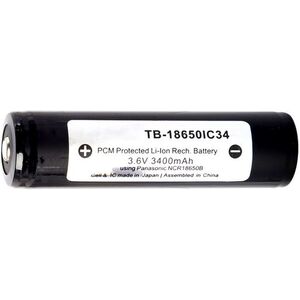 18650 3400mAh Li-ion Rechargeable Battery with PCM