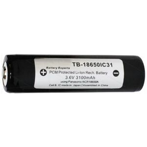 18650 3100mAh Li-ion Rechargeable Battery with PCM