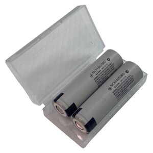 18650 Panasonic 3.7V 3200mAh Li-ion Rechargeable Battery - Pack of 2