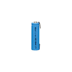14500 3.7V 800mAh Li-Ion Rechargeable Battery with Solder Tabs