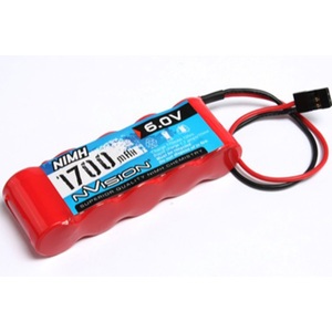 6V 1700mAh Ni-Mh Battery Flat RX Pack with JR Connector