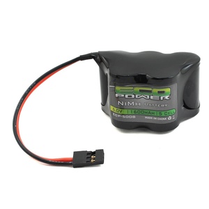 6V 1600mAh Ni-Mh Battery Hump Receiver Pack with Rx Connector