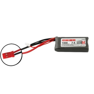 7.4V 1000mAh LiPo 2S Battery Pack with JSTConnector
