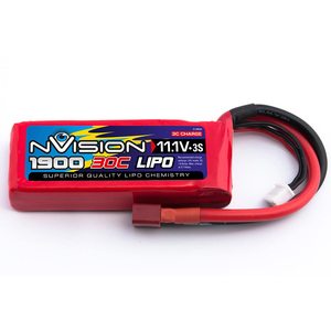 11.1V 1900mAh 3S 30C LiPo Battery Pack with Deans Connector