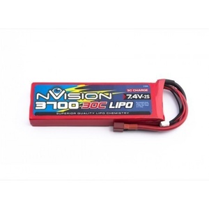 7.4V 3700mAh 30C LiPo 2S Battery Pack with Deans Connector