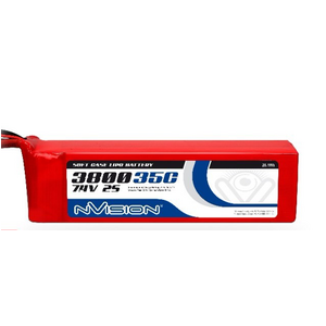 7.4V 3800mAh 35C LiPo 2S Battery Pack with Deans Connector