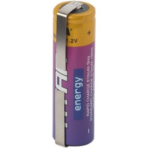 AA Rechargeable 2700mAh Ni-MH Battery with Solder Tag