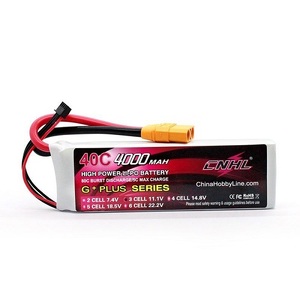 11.1V 4000mAh 3S 40C LiPo Battery Hard Case with XT90 Plug