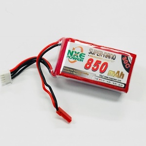 11.1V 850mAh LiPo 3S Battery Pack with JST Connector