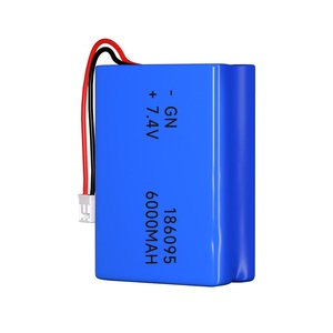 7.4V 6000mAh Lithium Rechargeable Battery Pack with 2 Pin Molex Connector