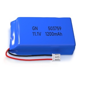 11.1V 1200mAh Lithium Rechargeable Battery Pack with 2 Pin Molex Connector