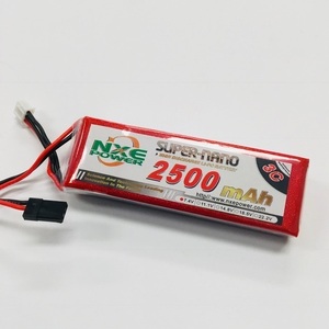 7.4V 2500mAh Rechargeable Battery RX Pack with JR Connector