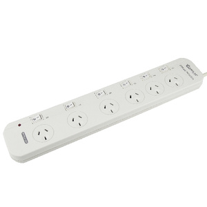6 Outlet Individual Switch Power Board