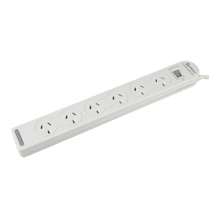 6 Outlet Mains Power Board with Master Switch