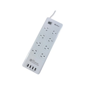 8 Outlet USB Power Board with 3 x USB & 1 USB-C Charging Ports