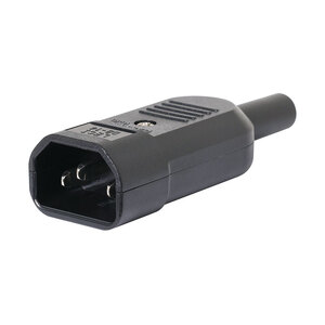 C14 IEC 10A Mains Rewireable Plug