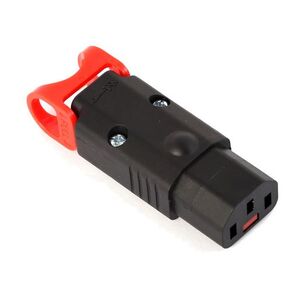 C13 IEC Locking 10A Mains Rewireable Socket