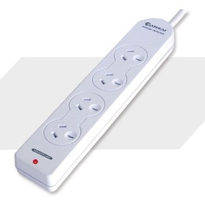 4 Way Mains Power Board with Overload Protection