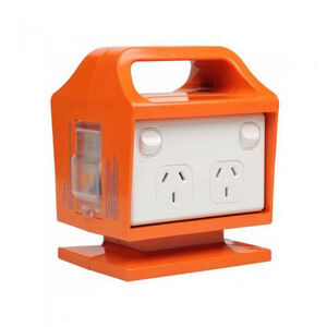 4 Outlet RCD Protected 15A Safety Power Brick