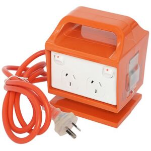 4 Outlet RCD Protected 10A Safety Power Brick