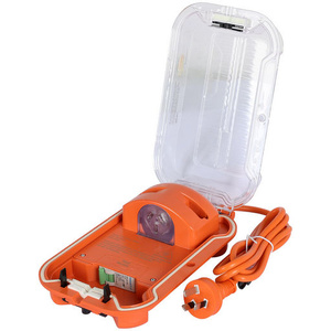 IP55 15A Plug to 10A Socket with RCD Protection