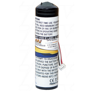 3.7V 2300mAh Li-ion Rechargeable Battery with 3 pin Connector