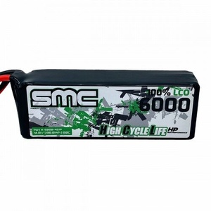 14.8V 6000mAh 80C Li-Po Battery with XT90 Connector