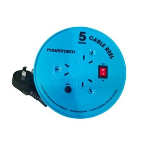 3 Way Round Powerboard With 5M Extension Cord