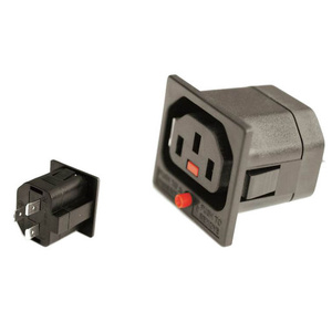 C13 IEC Lock Panel Mount Female Socket