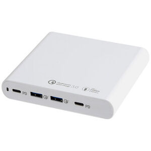 87W USB C & QC 3.0 Charging Hub w/ Laptop Charger