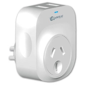 Mains Power Adaptor with 2 x USB A Charging Sockets