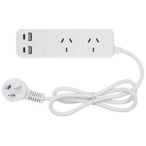 2 Way  Power Board with 2 x USB A & 2 x USB C Charging Ports