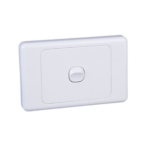 10 x Single Gang Wall Plate with Switch 