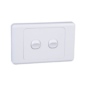 Double 2 Gang Wall Plate Light Switch