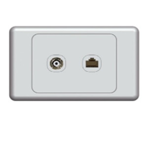 Wall Plate with PAL and Telephone Socket