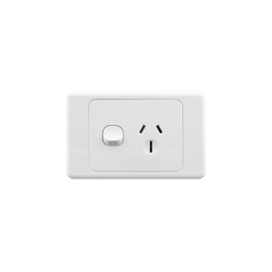 10 Pack 15A Horizontal Single Power Point GPO with Switch